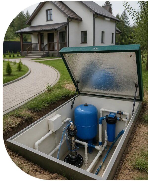 Автономное водоснабжение дома в Соли-Илецке от 156270 р. | АПаруса-Сои